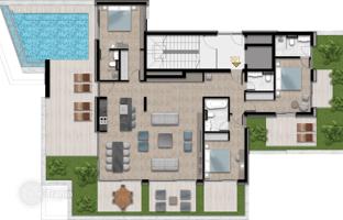 3-bedroom penthouse 282 m² in Tivat city for 3,500,000 €