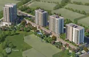 New residence with a swimming pool and green area close to a metro station and a highway, Istanbul, Turkey for From 18,077,000 TRY
