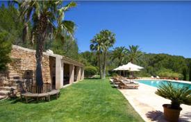High-end villa with a large plot, panoramic views of the sea and the island, San Carlos, Ibiza, Spain for 31,000 € per week