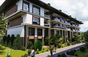 Residential complex with a swimming pool and a green area, 3 minutes away from the marina, Istanbul, Turkey for From 18,572,000 TRY