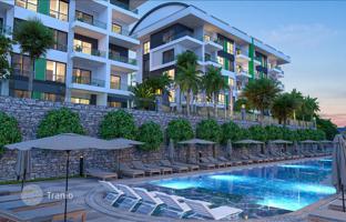 New residence with swimming pools and a spa complex at 200 meters from the sea, Kargilak, Turkey for From 11,383,000 TRY