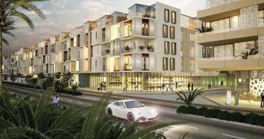 Large guarded residence Mirdiff Hills with swimming pools and a luxury hotel close to the airport and the metro station, Mirdiff, Dubai, UAE