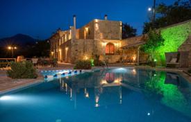 19th century renovated stone mansion with a pool and fireplaces, Zouridi, Crete, Greece for 900,000 €