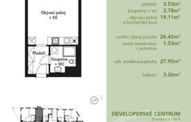 Sale, Flats 1+kk, Green Garden 3 Mariánské Lázně for 116,000 €