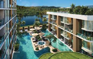 Duplex apartment in a new complex Siamese with swimming pools, a thermal complex and a restaurant, near beaches, Phuket, Thailand for $388,000