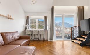 Luxurious duplex apartment with beautiful views in the center of Tivat, Montenegro for 315,000 €