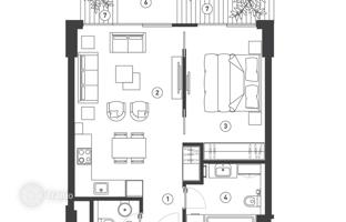 1-bedroom apartment 66 m² in Budva city for 507,000 €