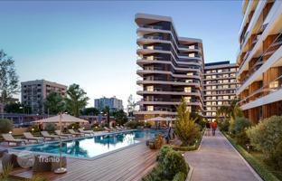 New residence with two swimming pools near metro stations, Izmir, Turkey for From 11,644,000 TRY