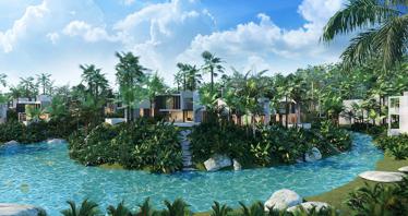 New residential complex close to the beach and the golf club, Phuket, Thailand