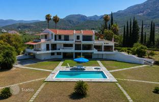Three-storey villa with a pool, a tennis court, sea and mountain views in Kalamata, Peloponnese, Greece for 1,800,000 €