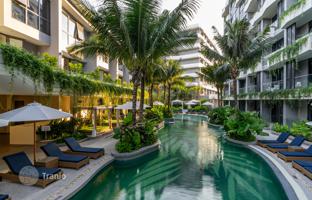 Spacious apartment with pool and sea views, 700 meters from Bang Tao Beach, Phuket, Thailand for $641,000