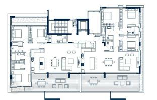 3-bedroom penthouse in Limassol for 1,400,000 €