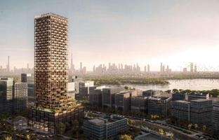 First-class project The Symphony with 4 lagoons from the Zaha Hadid bureau in the Meydan Horizon area, Dubai UAE for From 449,000 €