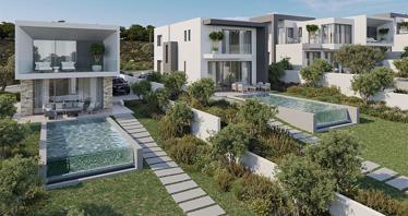 New complex of villas with a panoramic view, Tremithousa, Cyprus