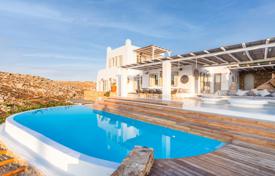 Three-storey villa with a guest house, a pool and sea views in Mykonos, Aegean Islands, Greece for 2,700,000 €