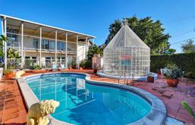 Spacious villa with a garden, a backyard, a pool, a barbecue area, a patio and a terrace, Miami Beach, USA for $2,500,000