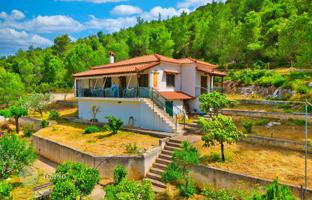 Two-storey house with a garden and mountain views in Corinthia, Peloponnese, Greece. Price on request