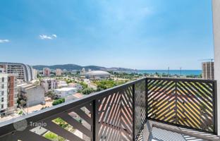 New three-bedroom penthouse with sea views in the center of Bar, Montenegro for 350,000 €
