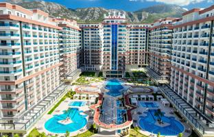 Residential complex with swimming pools, water parks and spa areas, Alanya, Turkey for From 12,605,000 TRY