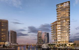 VELA, Dorchester Collection — new luxury waterfront residence by Omniyat with a beach and a mooring in Business Bay, Dubai for From $11,764,000
