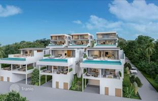Complex of villas with a sea view in a quiet area, near Fisherman's Village, Samui, Thailand for From $803,000
