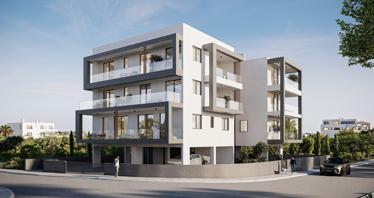New apartments in a complex with parking, Paphos city center, Cyprus
