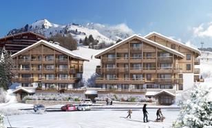 Spacious apartment with a balcony in a ski-in/ski-out residence, Le Grand-Bornand, France for 611,000 €