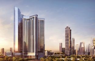 Aykon Heights residential complex with views of the harbor, water channel and city, Business Bay, Dubai, UAE for From $245,000