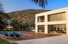 Stylish modern villa with a swimming pool and a spa area in a guarded residential complex, near Athens, Sunio, Greece for 15,000 € per week