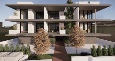 New residence with a swimming pool and a roof-top garden close to the beach, Paphos, Cyprus
