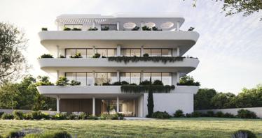 New low-rise residence with a swimming pool at 600 meters from the sea, Kato Paphos, Cyprus