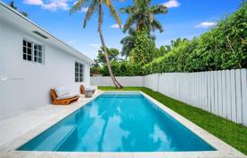 Comfortable villa with a backyard, a pool and a relaxation area, Miami Beach, USA for $1,350,000