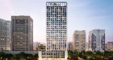 Prestigious residential complex Binghatti Twilight in Jaddaf Waterfront area, Dubai, UAE