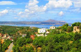 Land plot with panoramic sea and mountain views in Chania, Crete, Greece for 130,000 €