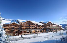 New complex of furnished apartments with a swimming pool and a spa center next to the ski lift, Courchevel, France for From 412,000 €