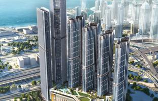 New project Sobha Central The Mirage with swimming pools, gardens and a business center, Dubai, UAE for From $555,000