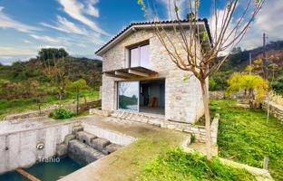 New two-storey house with a swimming pool and panoramic views in Peloponnese, Greece. Price on request