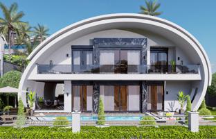 1-bedroom apartment in new building 53 m² in Kargicak for 5,858,000 TRY