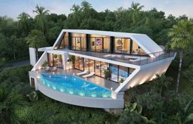 New residential complex of villas with swimming pools and sea views, 8 minutes drive to Bo Phut beach, Samui, Thailand for From $747,000