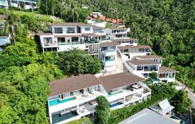 Furnished apartments and villas with private swimming pools and sea view, in a quiet area near Lamai Beach, Samui, Thailand for From $129,000