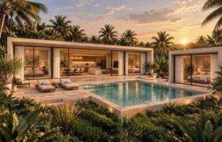 New complex of modern villas with swimming pools in Maenam, Samui, Thailand for From $149,000