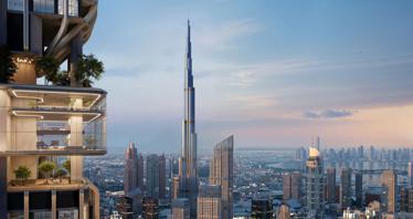 Luxurious penthouses in one of the tallest skyscrapers DNWT Residences, Business Bay, Dubai, UAE