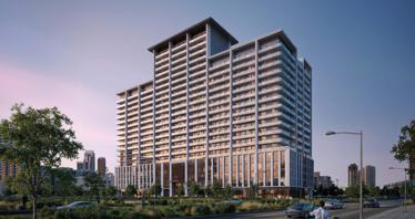 3 new flats in residential complex Binghatti Amberhall in Jumeirah Village Circle (JVC)