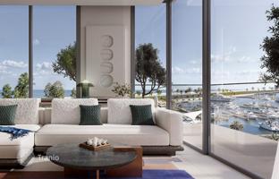 New two-bedroom apartment with a parking space in Marina Views with gardens, a school and an access to the marina, Mina Rashid, Dubai for $1,150,000