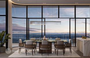 Penthouses with a panoramic view in a new residence with a swimming pool, an outdoor cinema and lounge areas, Ras Al Khaimah, UAE for From $3,567,000