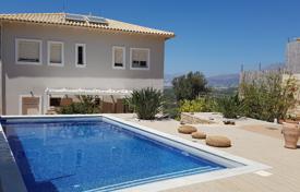 Two-storey villa with a pool and panoramic sea and mountain views in Heraklion, Crete, Greece for 450,000 €