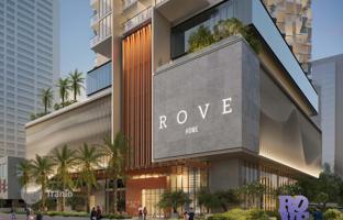 10 new flats in residential complex Rove Home Dubai Marina in Dubai Marina for From $1,217,000