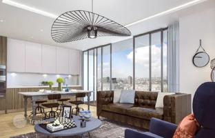 Three-bedroom apartment in a new residence with a roof-top garden and a lounge area, in the heart of modern Shoreditch district, London, UK for £2,370,000