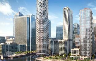 Luxury apartment in a new prestigious residence with a swimming pool, a lounge area and a roof-top terrace, Canary Wharf, London, UK for £1,063,000