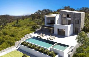 Modern villa with a swimming pool and a panoramic sea view, Pifari, Greece for 950,000 €